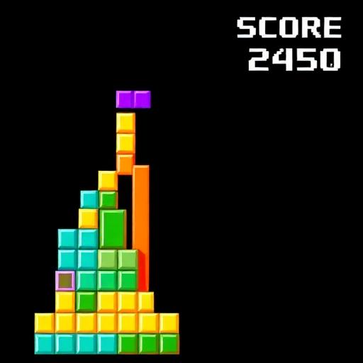 Tetris gameplay screenshot